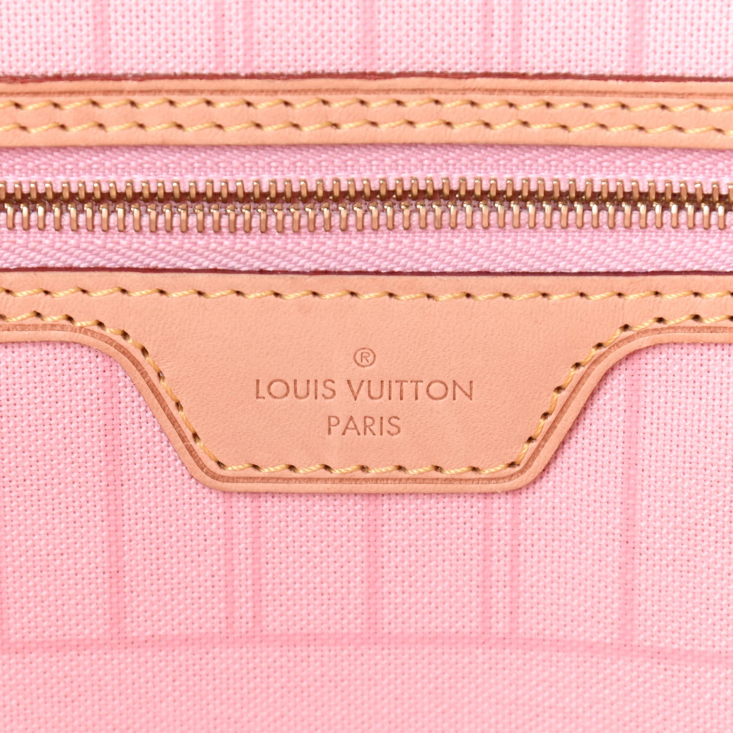 Damier Azur Neo Neverfull MM Rose Ballerine