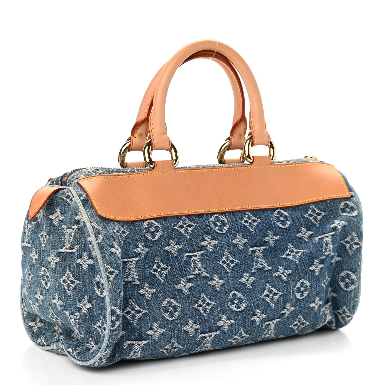 Louis Vuitton Monogram Denim Neo Speedy Blue 3 of 12