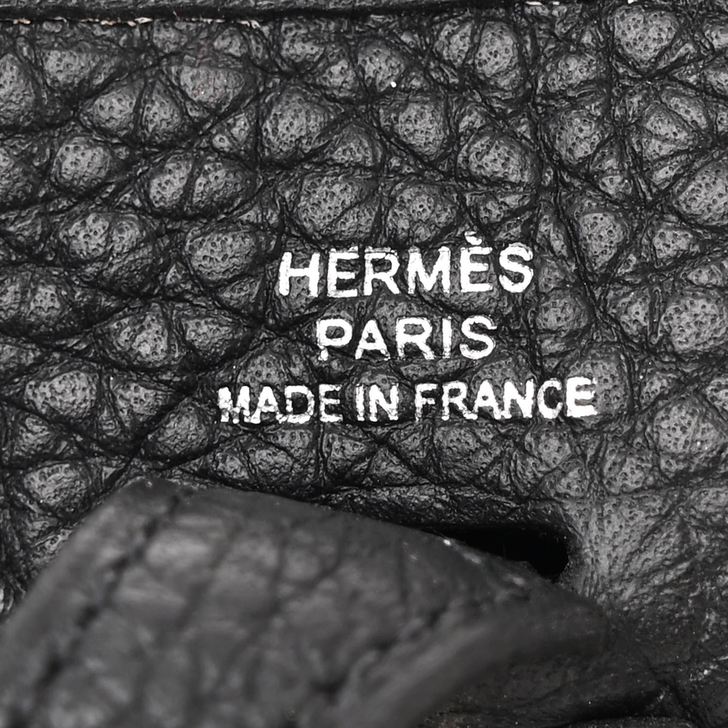 Hermes Taurillon Clemence Evelyne TPM Black 6 of 10