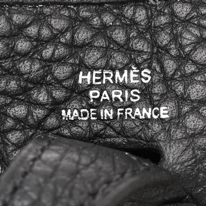 Hermes Taurillon Clemence Evelyne TPM Black 6 of 10