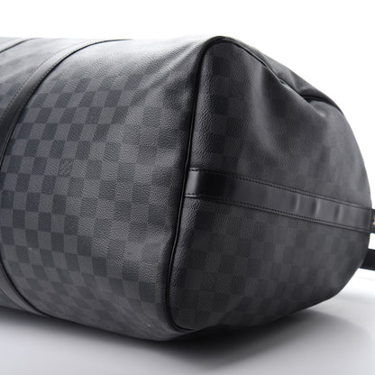 Louis Vuitton Damier Graphite Keepall Bandouliere 55 10 of 21