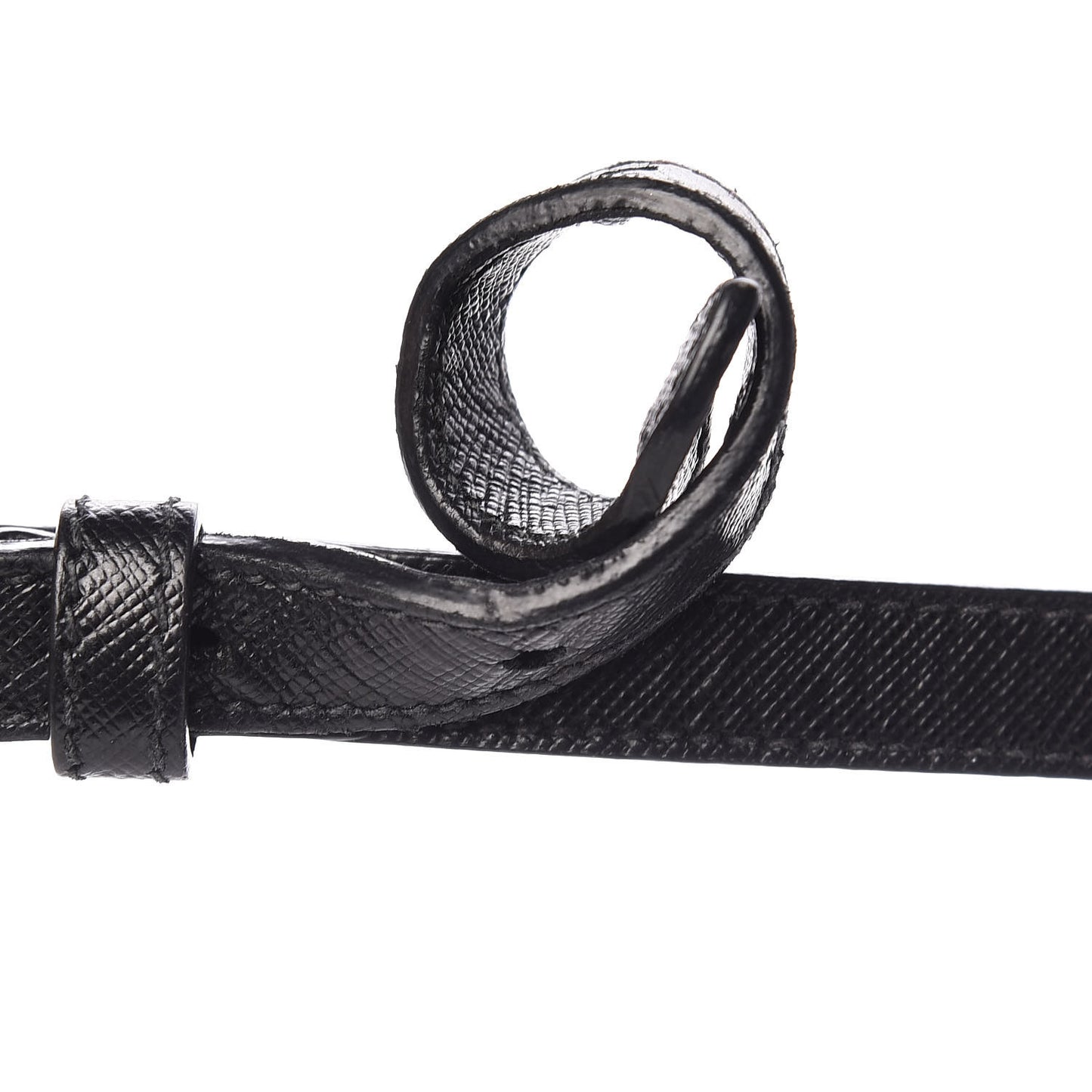 Saffiano Mini Galleria Double Zip Tote Black