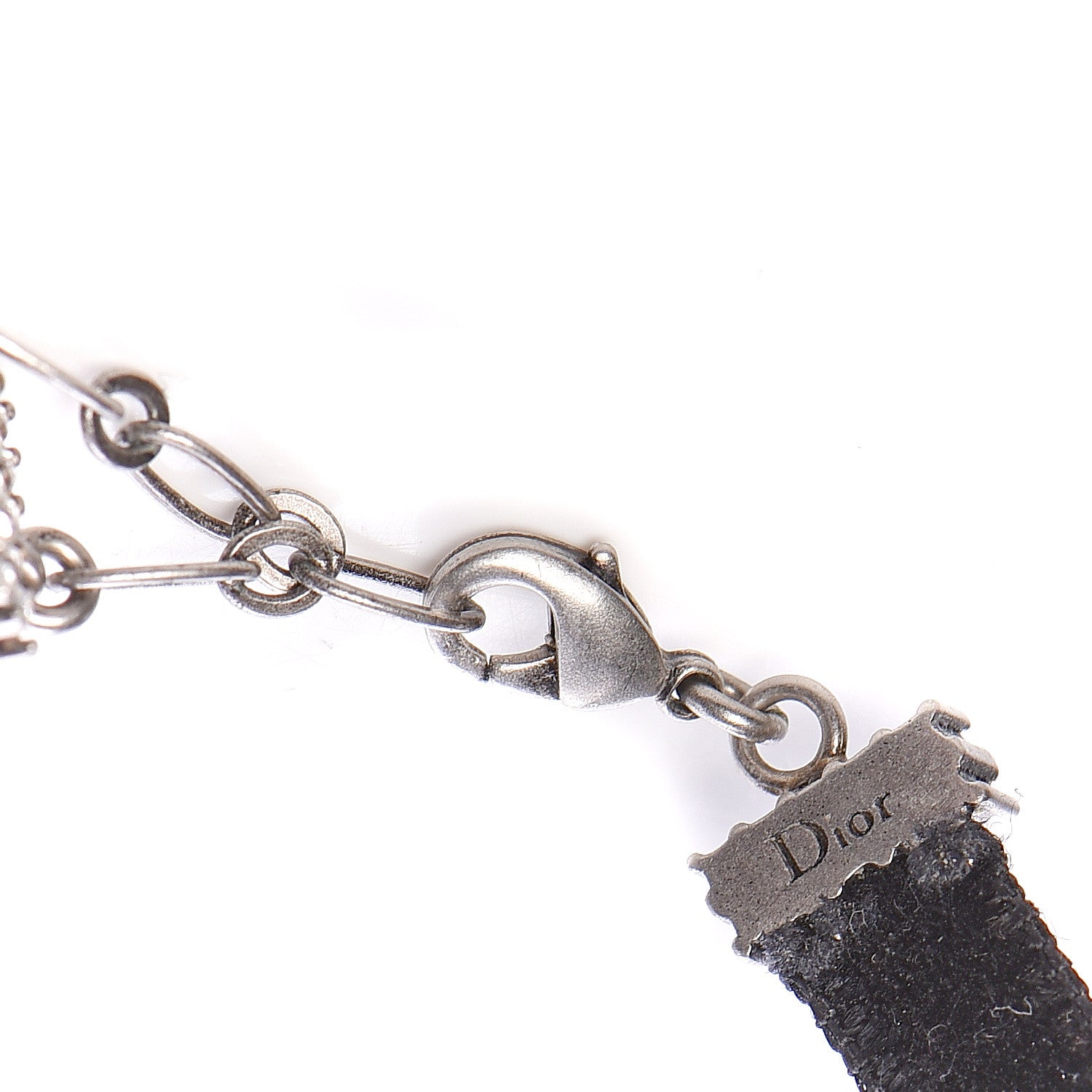 Christian Dior Velvet Crystal Star Choker Necklace Black 4 of 4