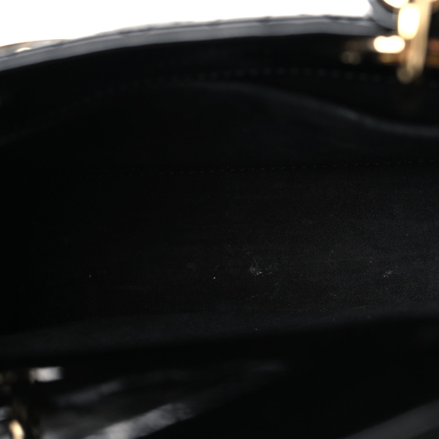 Christian Dior Patent Cannage Small Lady Dior Black 5 of 12