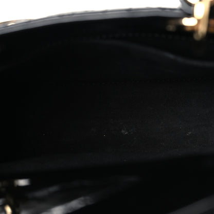Christian Dior Patent Cannage Small Lady Dior Black 5 of 12