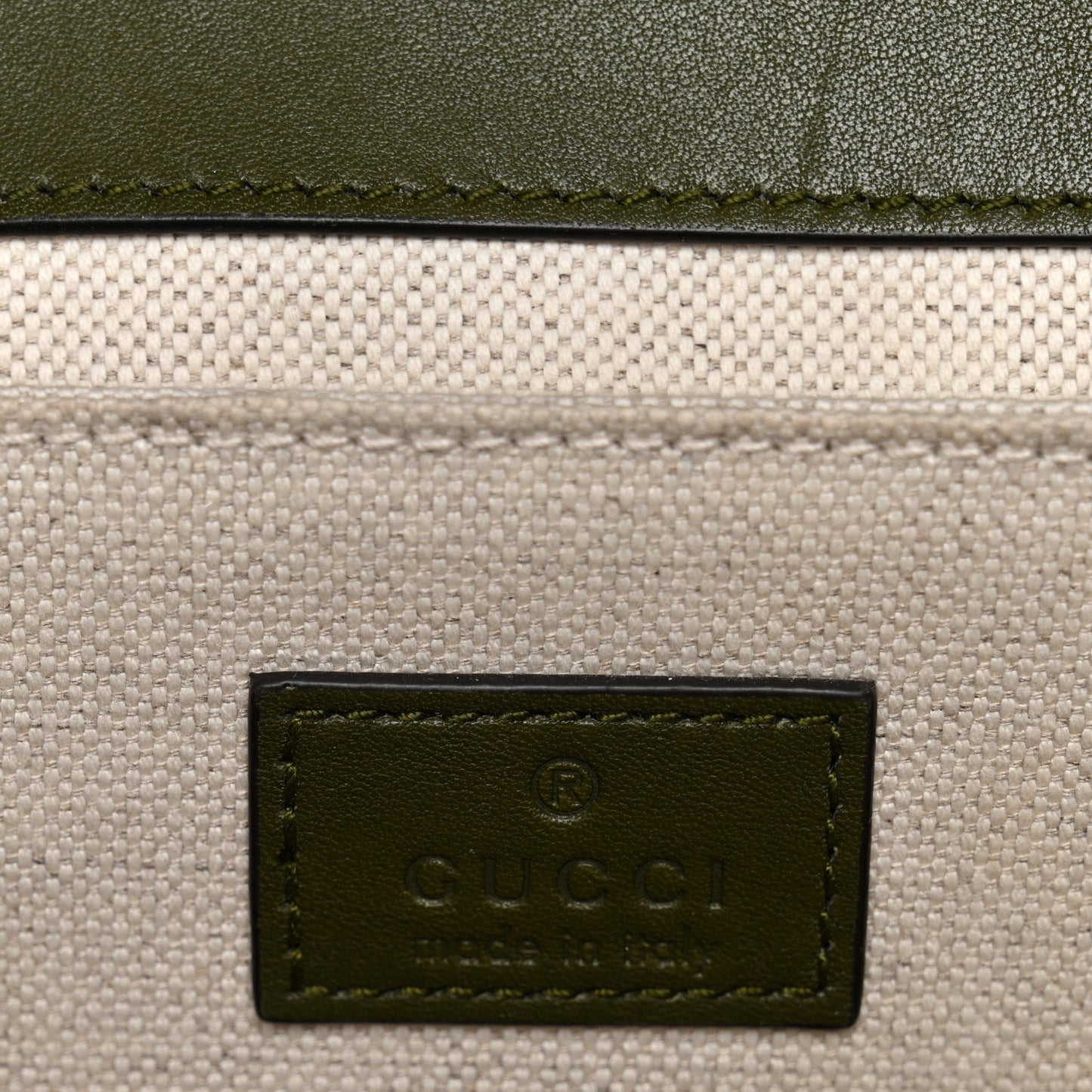 Suede Microguccissima Go Small Shoulder Bag Forest Green