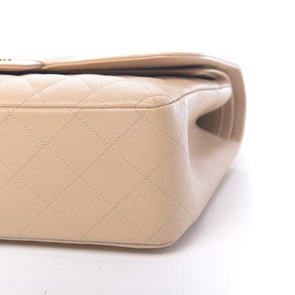 Chanel Caviar Quilted Jumbo Double Flap Beige Clair 21 of 21
