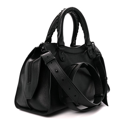 Balenciaga Grained Calfskin Neo Classic Black Hardware S City Black 3 of 12