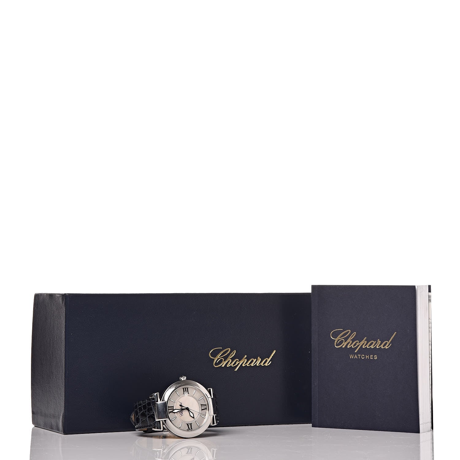 Chopard Stainless Steel Alligator Mother of Pearl 40mm Imperiale Automatic Watch 10 of 10