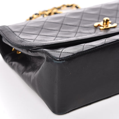 Chanel Lambskin Quilted Medium Single Flap Black 11 of 15