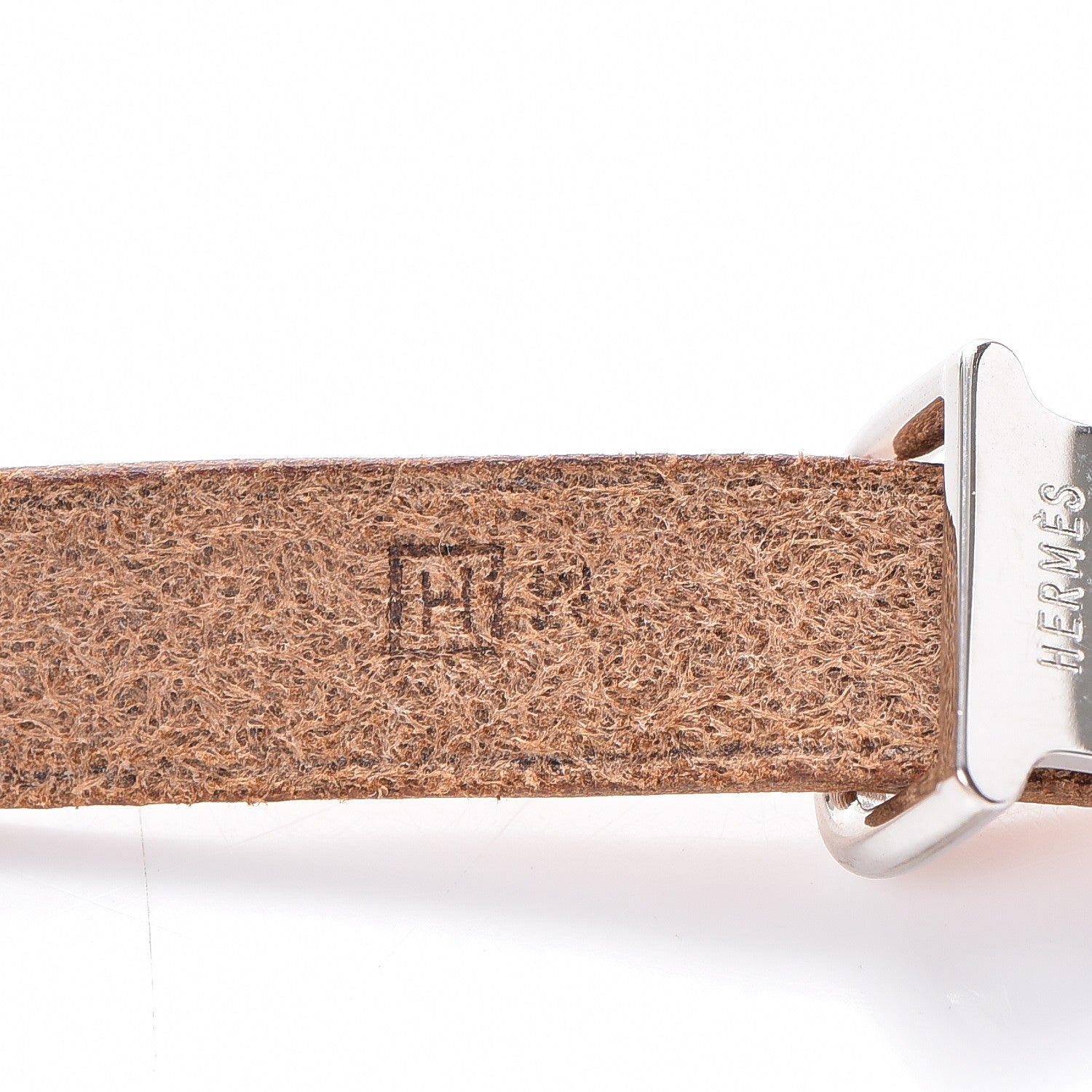 Hermes Vache Hunter Api 10 MM Triple Tour Bracelet M Natural 5 of 6