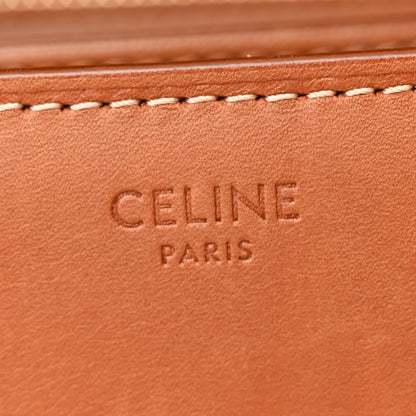 Celine Natural Calfskin Medium Classic Box Flap Bag Tan 7 of 15