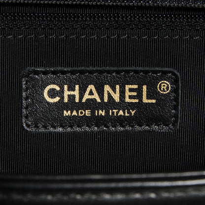 Chanel Lambskin Quilted Large Boy Flap Black 7 of 8