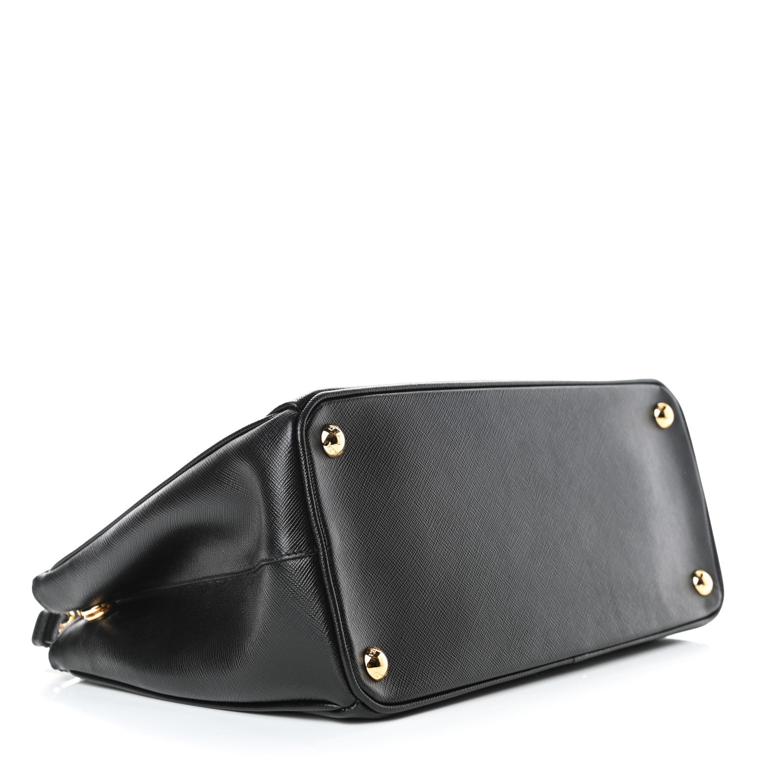 Prada Saffiano Small Galleria Double Zip Tote Black 3 of 4