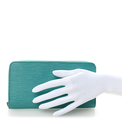 Louis Vuitton Epi Zippy Wallet Turquoise 2 of 8