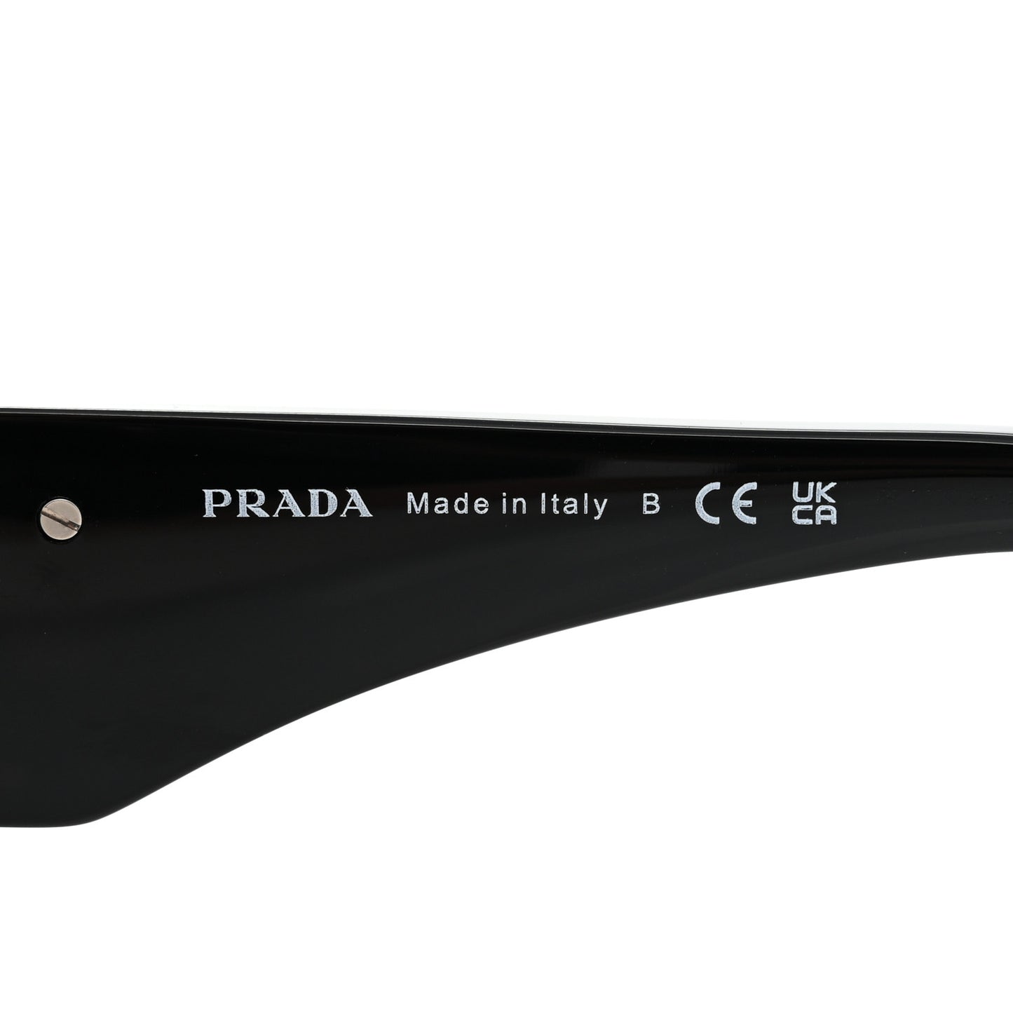 Acetate Symbole Sunglasses SPR 13Z Black