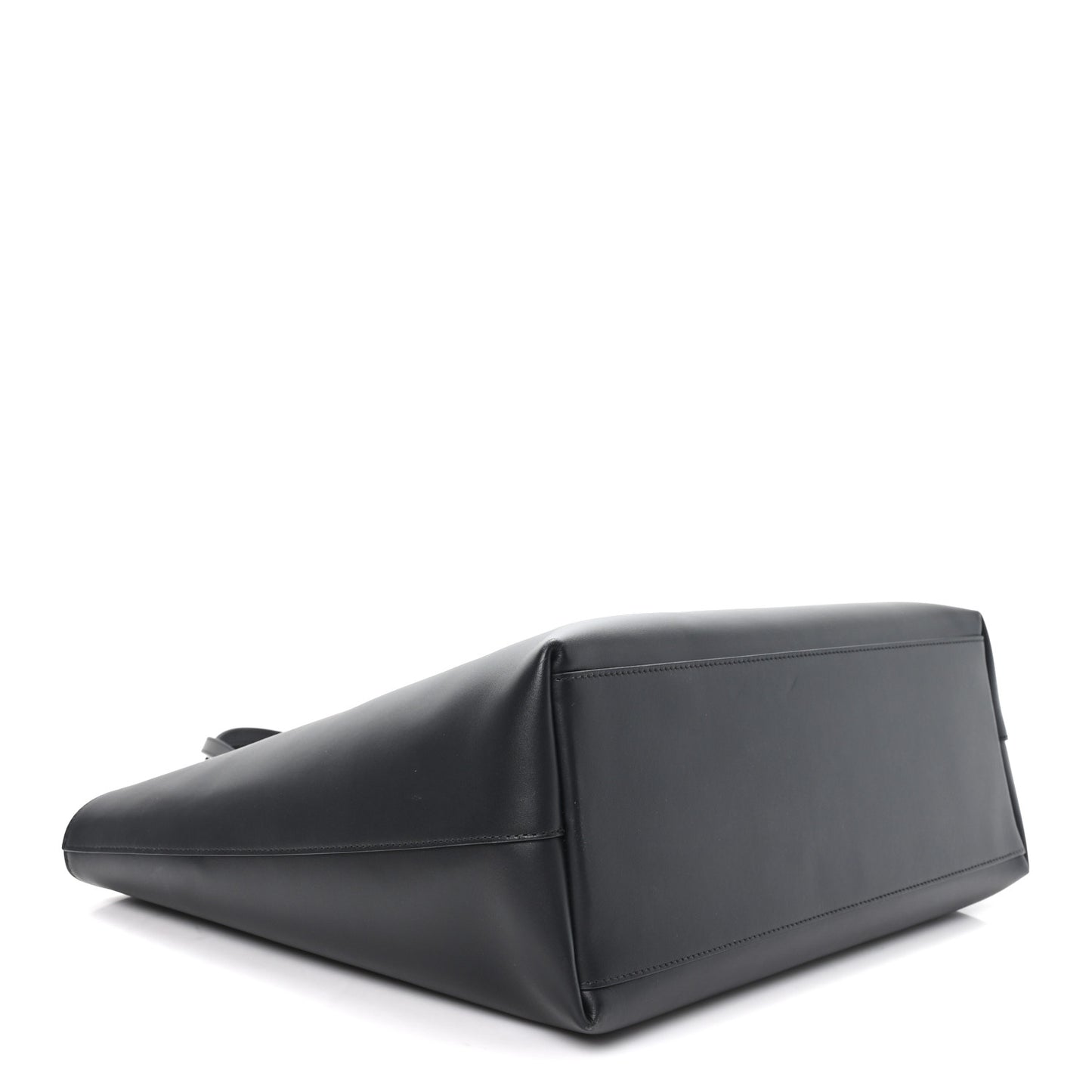 DOLCE GABBANA Calfskin DG Logo Shopper Tote Black