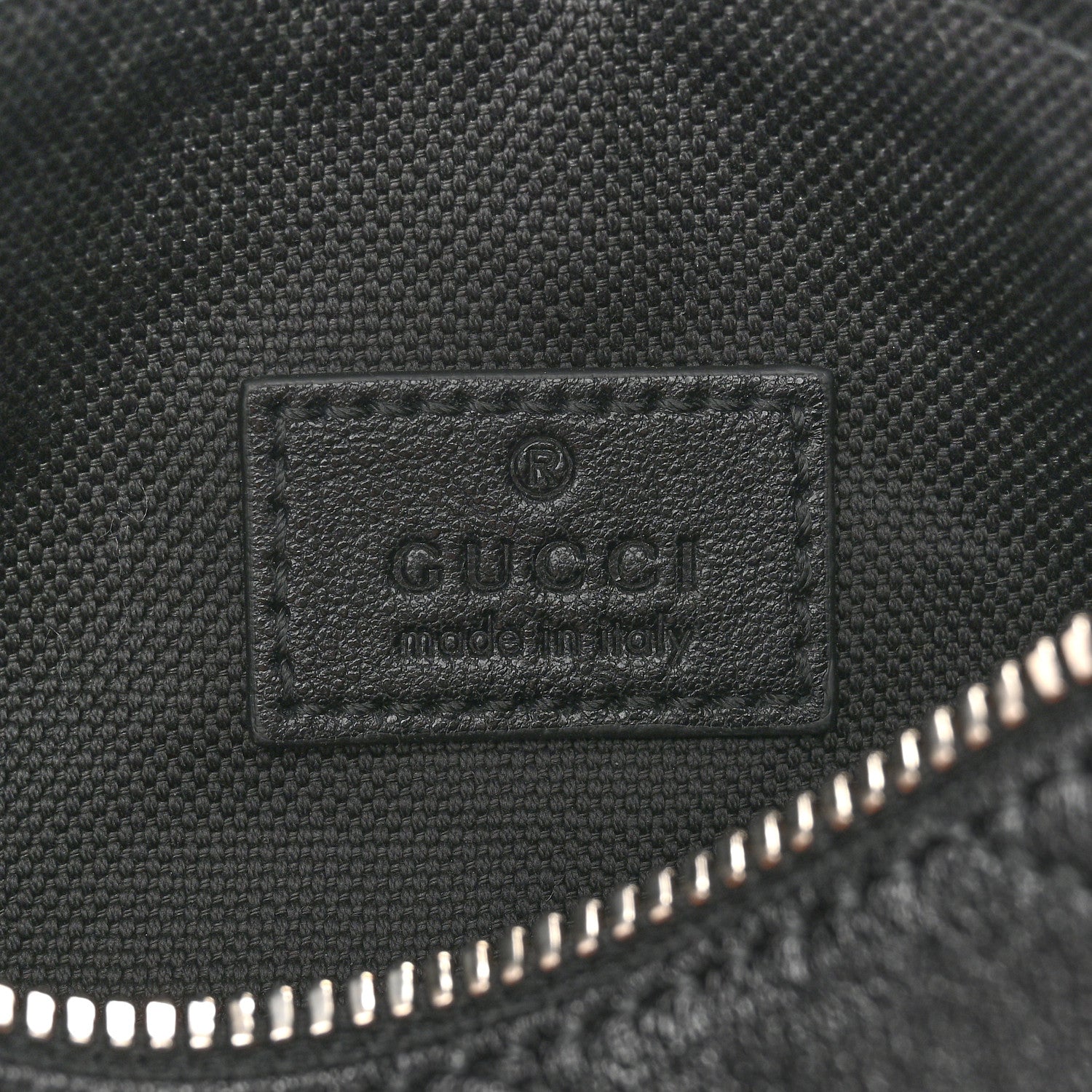 Gucci Sakai Be Green Calfskin Diagonal Stitched Mini Blondie Barrel Shoulder Bag Black 6 of 10
