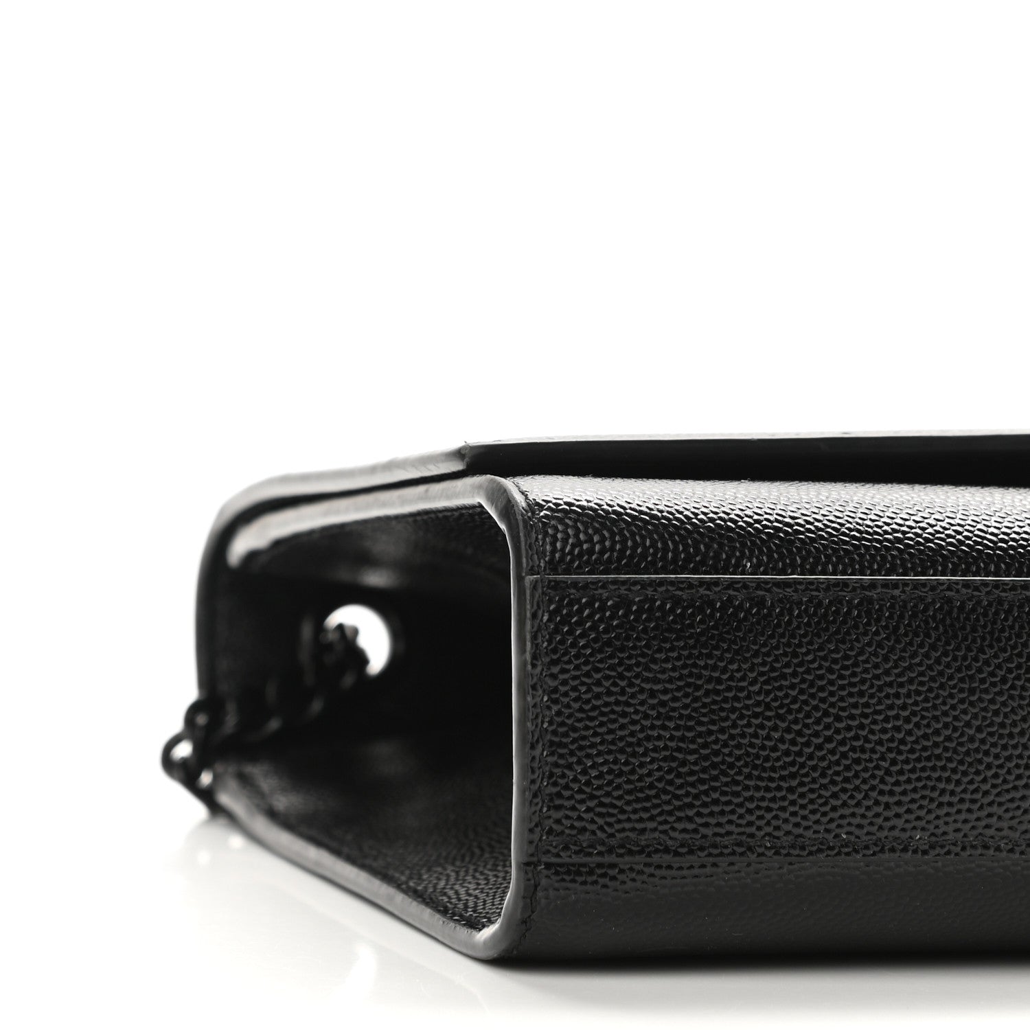Saint Laurent Grain De Poudre Medium Classic Monogram Kate Satchel Black 8 of 9