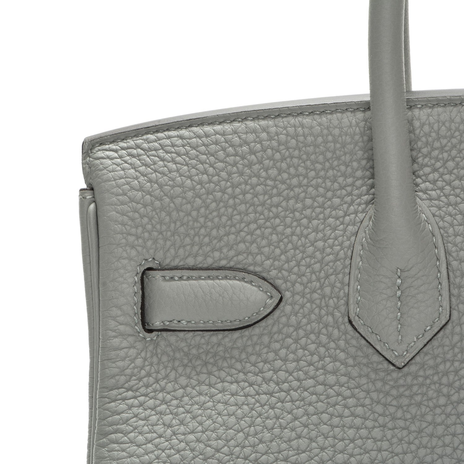 Hermes Togo Birkin 30 Gris Mouette 7 of 24