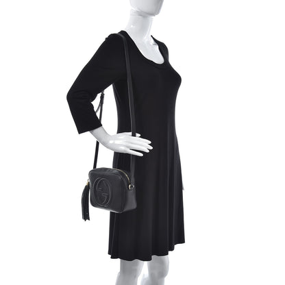 Gucci Pebbled Calfskin Small Soho Disco Bag Black 2 of 11