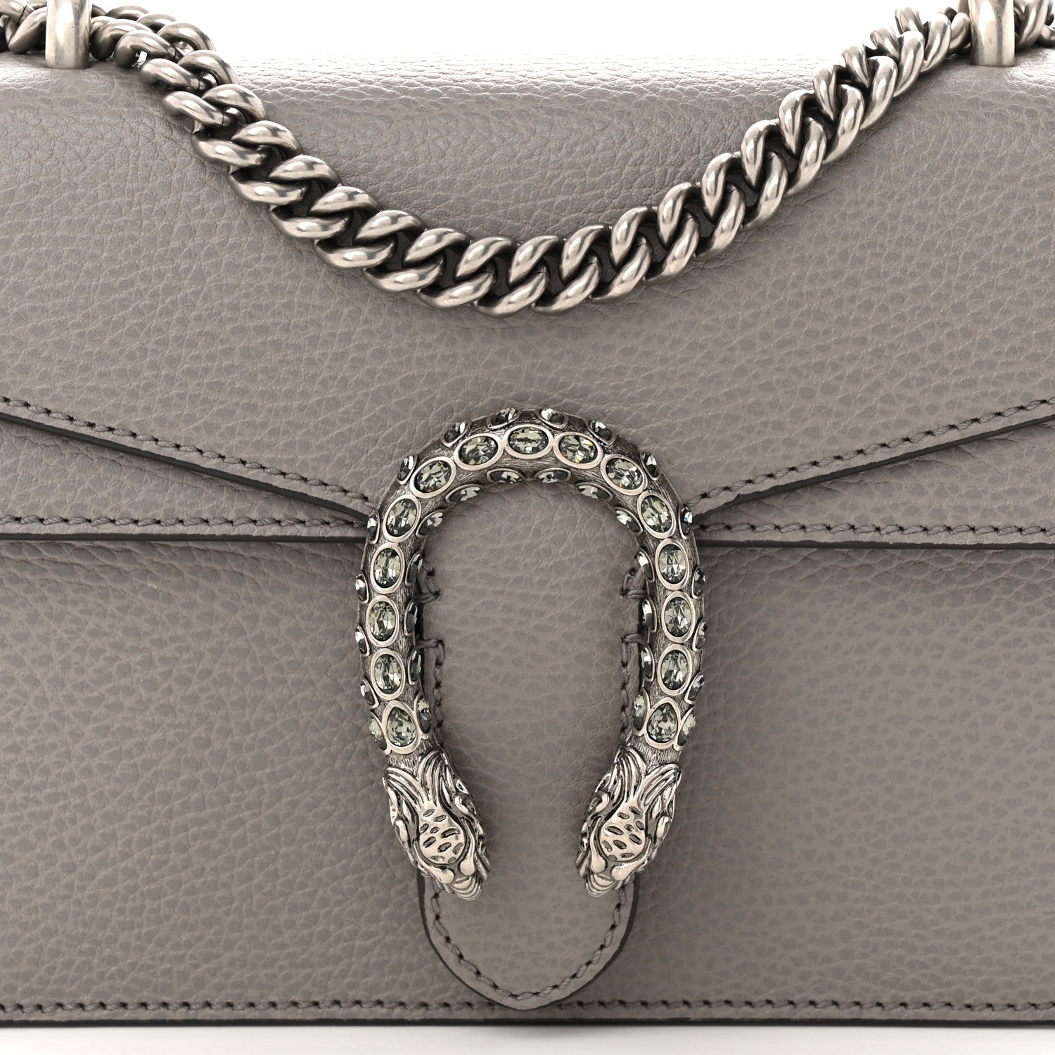 Gucci Calfskin Mini Dionysus Shoulder Bag Dusty Grey 8 of 11