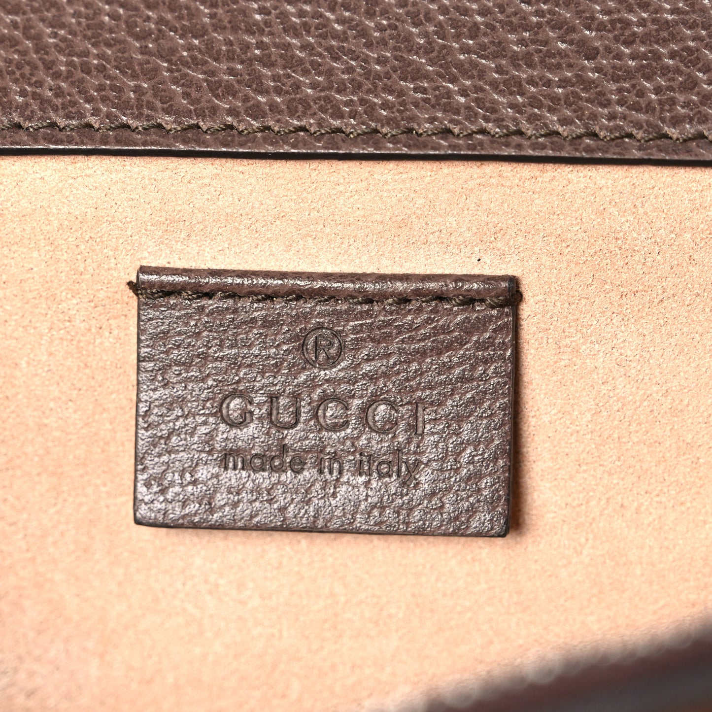 GG Supreme Monogram Textured Dollar Calfskin Top Handle Dionysus Shoulder Bag Beige Ebony New Acero