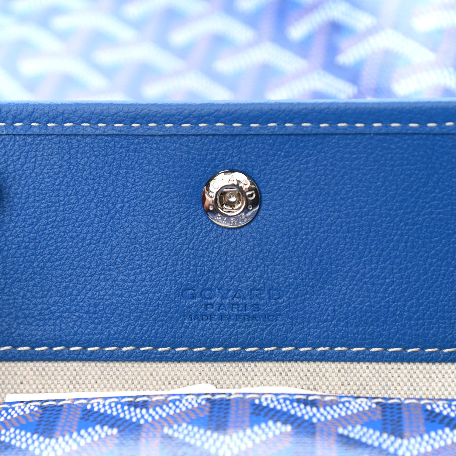 Goyard Goyardine Boheme Hobo Blue 6 of 10