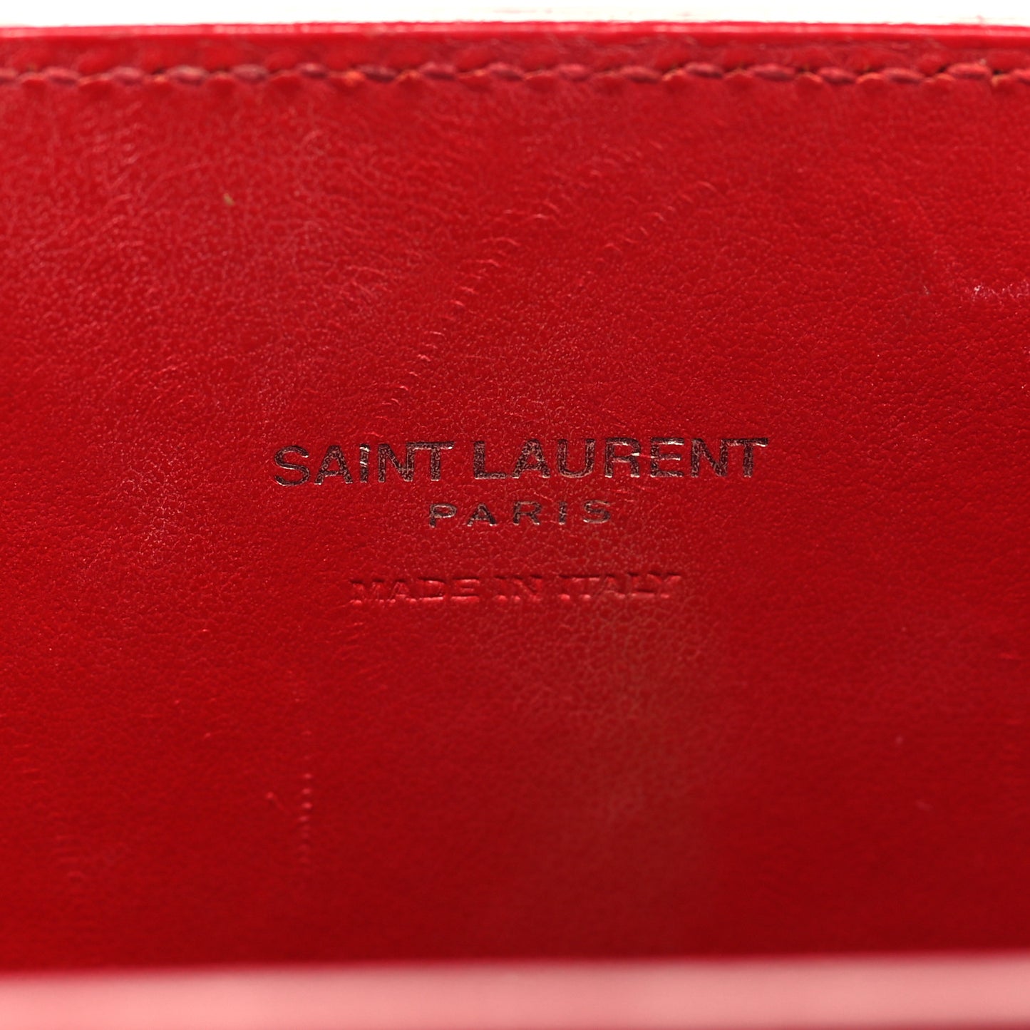 Calfskin Crocodile Embossed Nano Sac De Jour Red