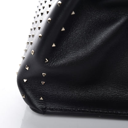 Valentino Garavani Calfskin Studded Medium Joylock Satchel Black 16 of 17