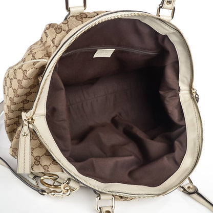 Gucci Monogram Medium Sukey Boston Bag Off White 5 of 7