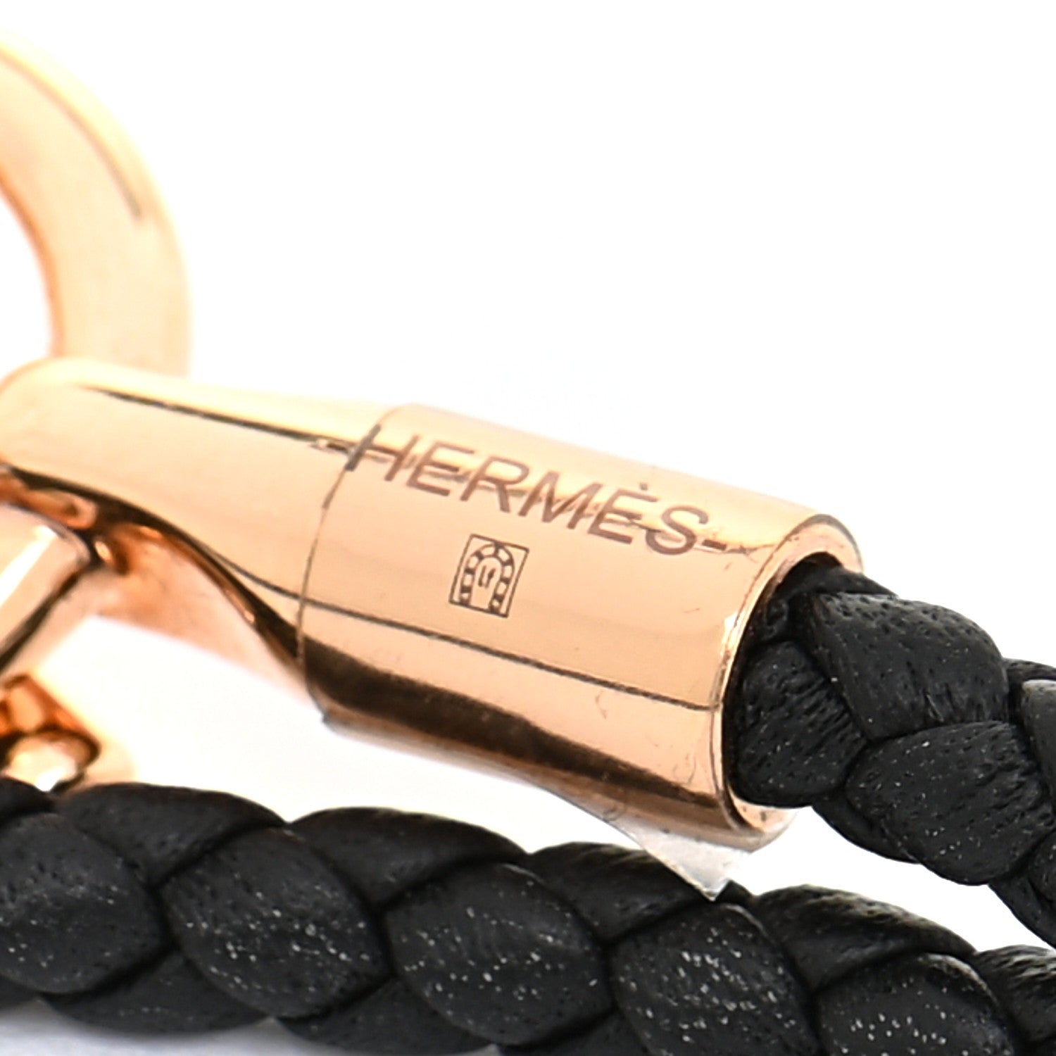 Hermes Swift Double Tour Glenan Bracelet T3 Black 6 of 7