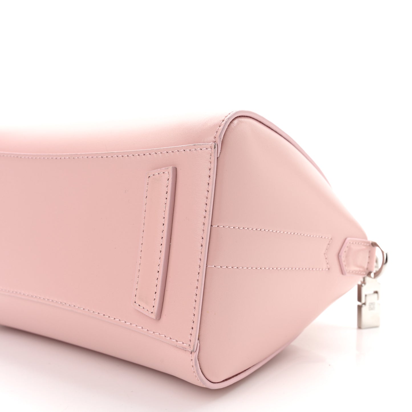 Box Calfskin Mini Heart Antigona Top Handle Bag Blush Pink
