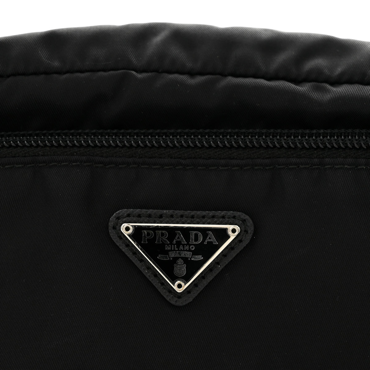 Nylon Vela Cosmetic Pouch Black