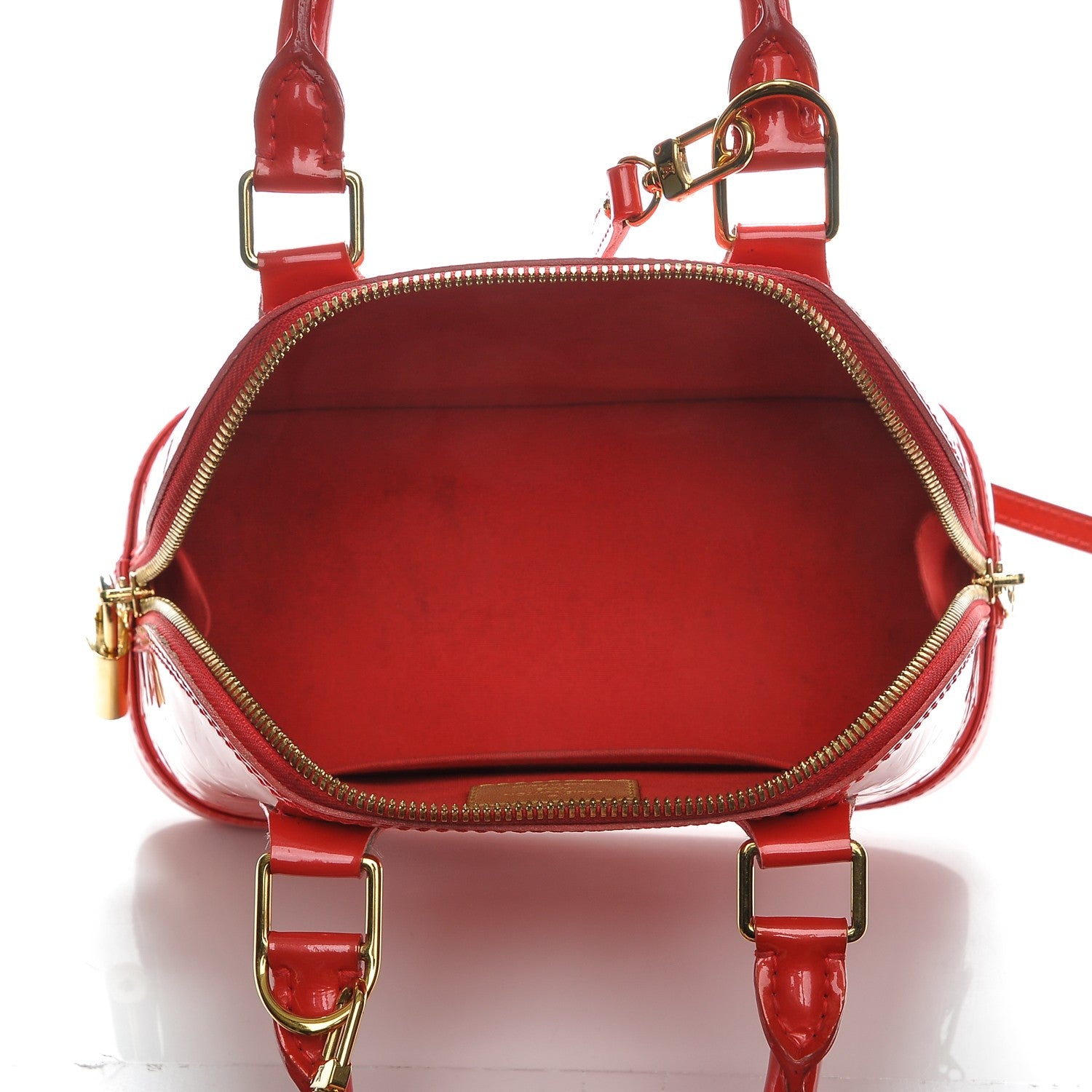 Louis Vuitton Vernis Alma BB Cherry 6 of 13