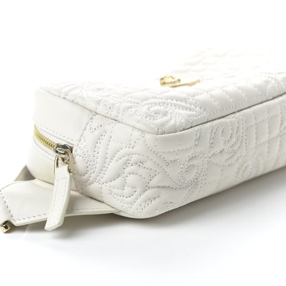 Versace Nappa Barocco Quilted Vanitas Medea Belt Bag White 6 of 10