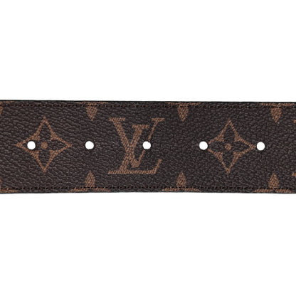 Louis Vuitton Calfskin Monogram 40mm LV Friends Belt 90 36 Black 4 of 7