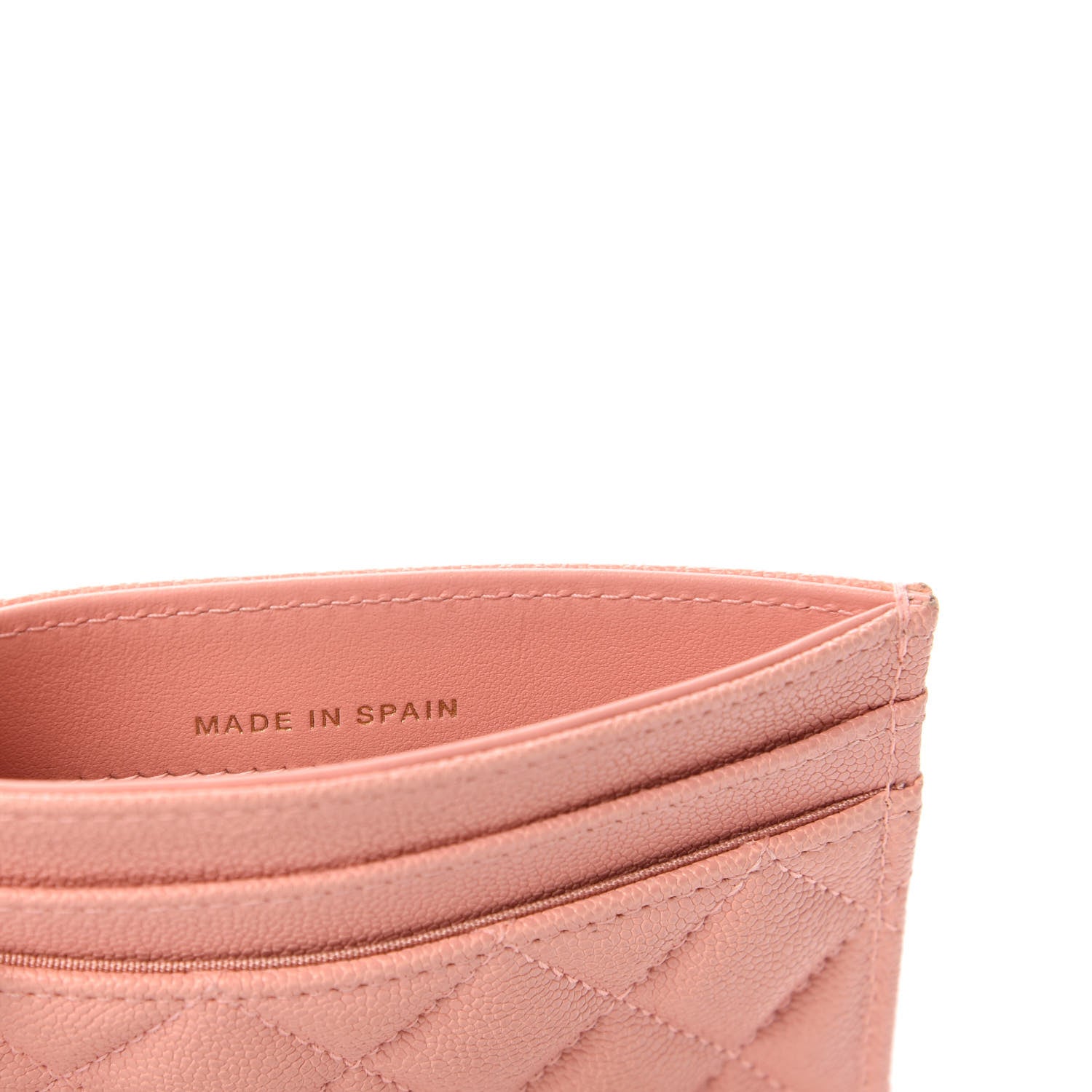 Chanel Caviar Quilted Boy Card Holder Light Pink 7 of 9