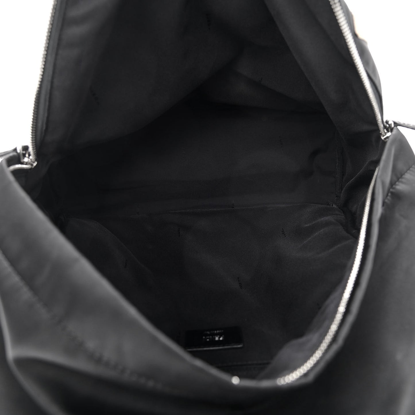 Nylon Vitello Elite Monster Eyes Rounded Backpack Black Yellow