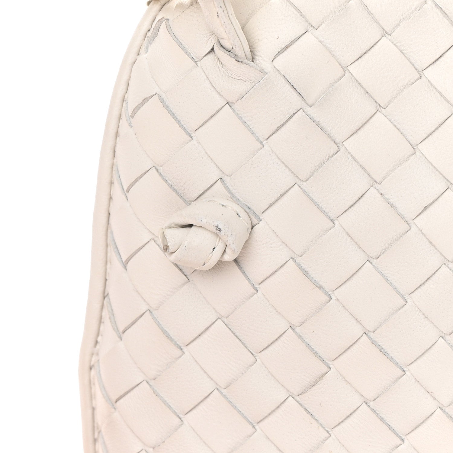Bottega Veneta Nappa Intrecciato Nodini Crossbody Messenger White 16 of 17
