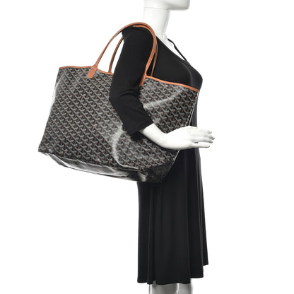 Goyard Goyardine Saint Louis GM Black Gold 2 of 9