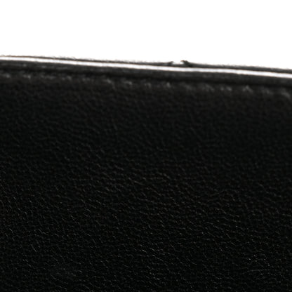 Chanel Lambskin Quilted Chaine Lettre Small Bucket Bag Black 11 of 14