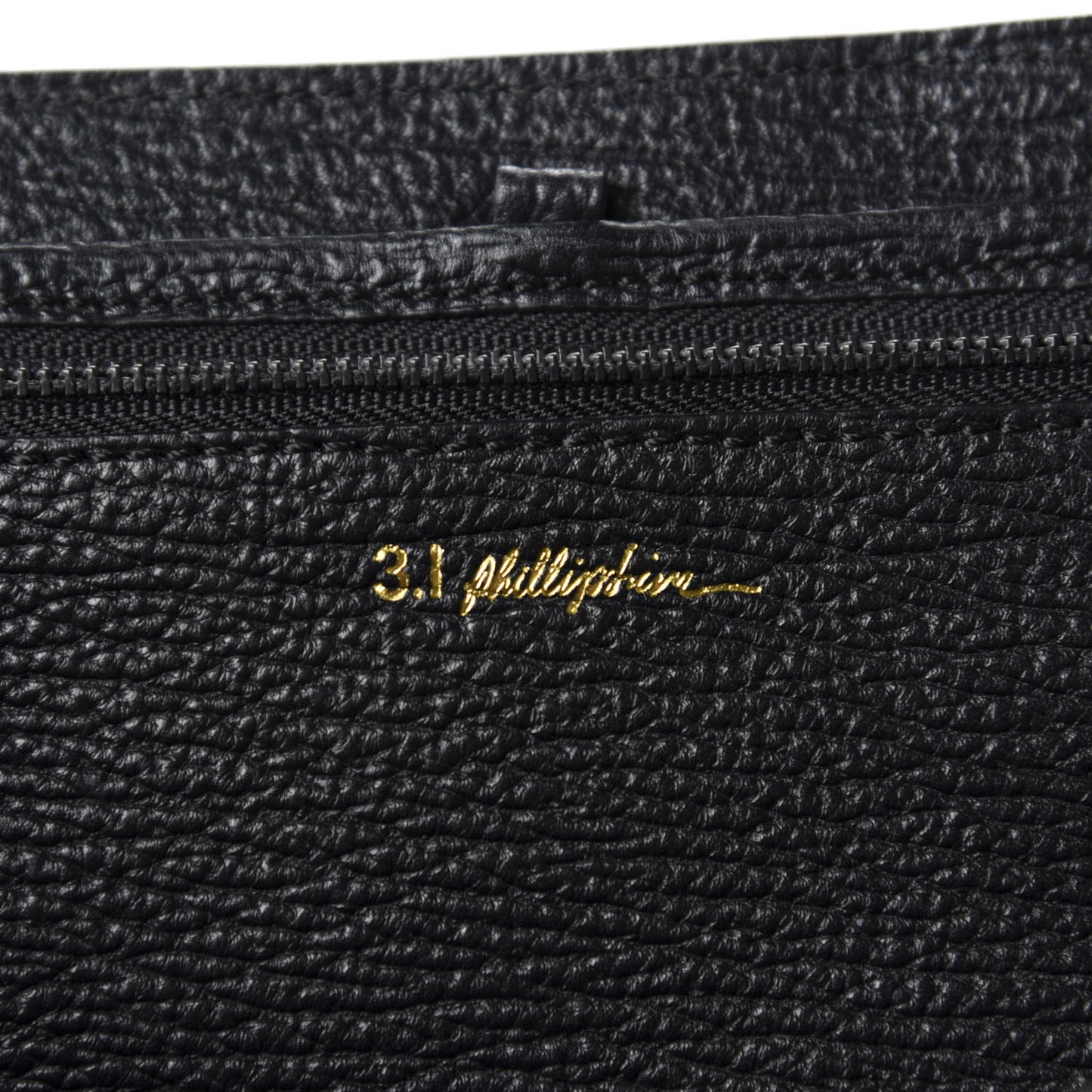 3.1 Textured Calfskin Colorblock Large Pashli Satchel Dark Teal
