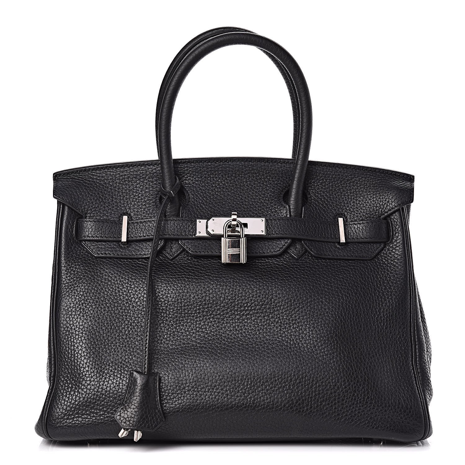 Hermes Taurillon Clemence Birkin 30 Black 1 of 20