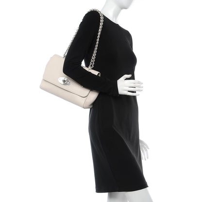 Mulberry Glossy Goatskin Medium Lily White 2 of 12