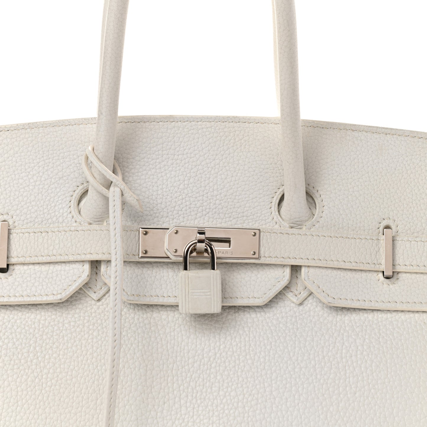 Taurillon Clemence Birkin 35 White