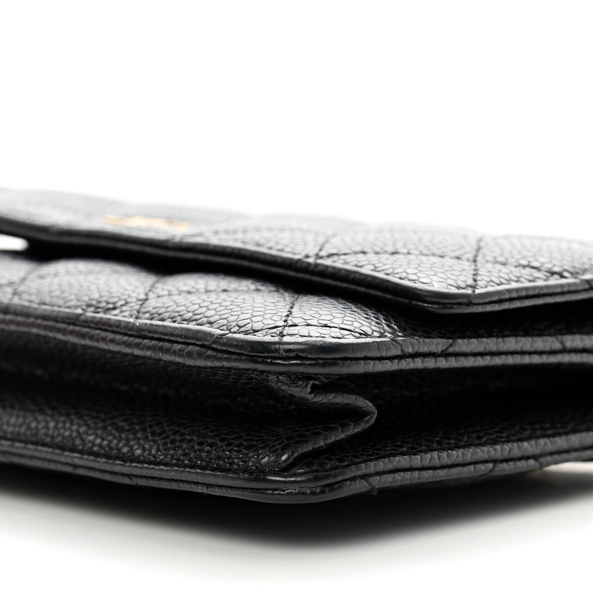 Chanel Caviar Quilted Wallet on Chain WOC Black 10 of 11
