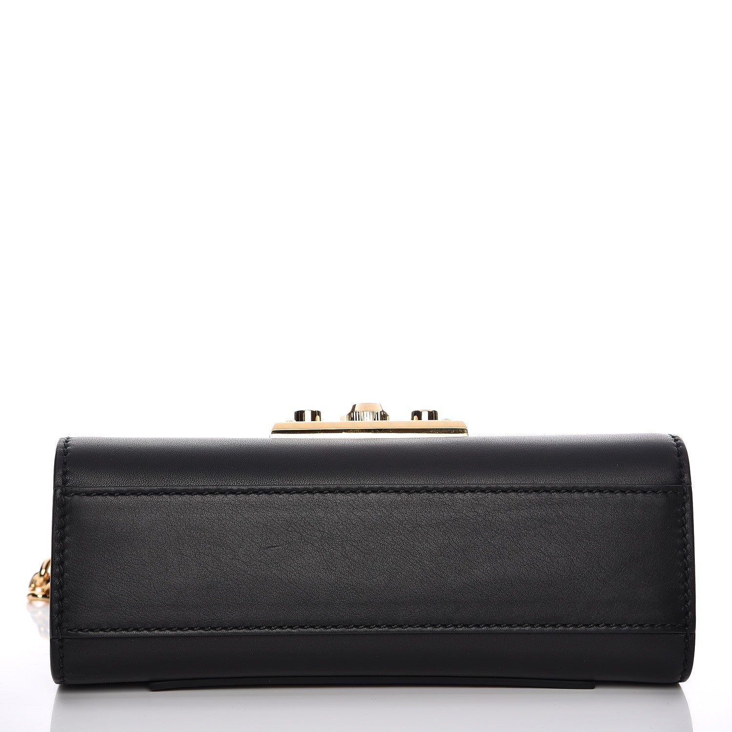 Gucci Calfskin Small Padlock Shoulder Bag Black 8 of 9