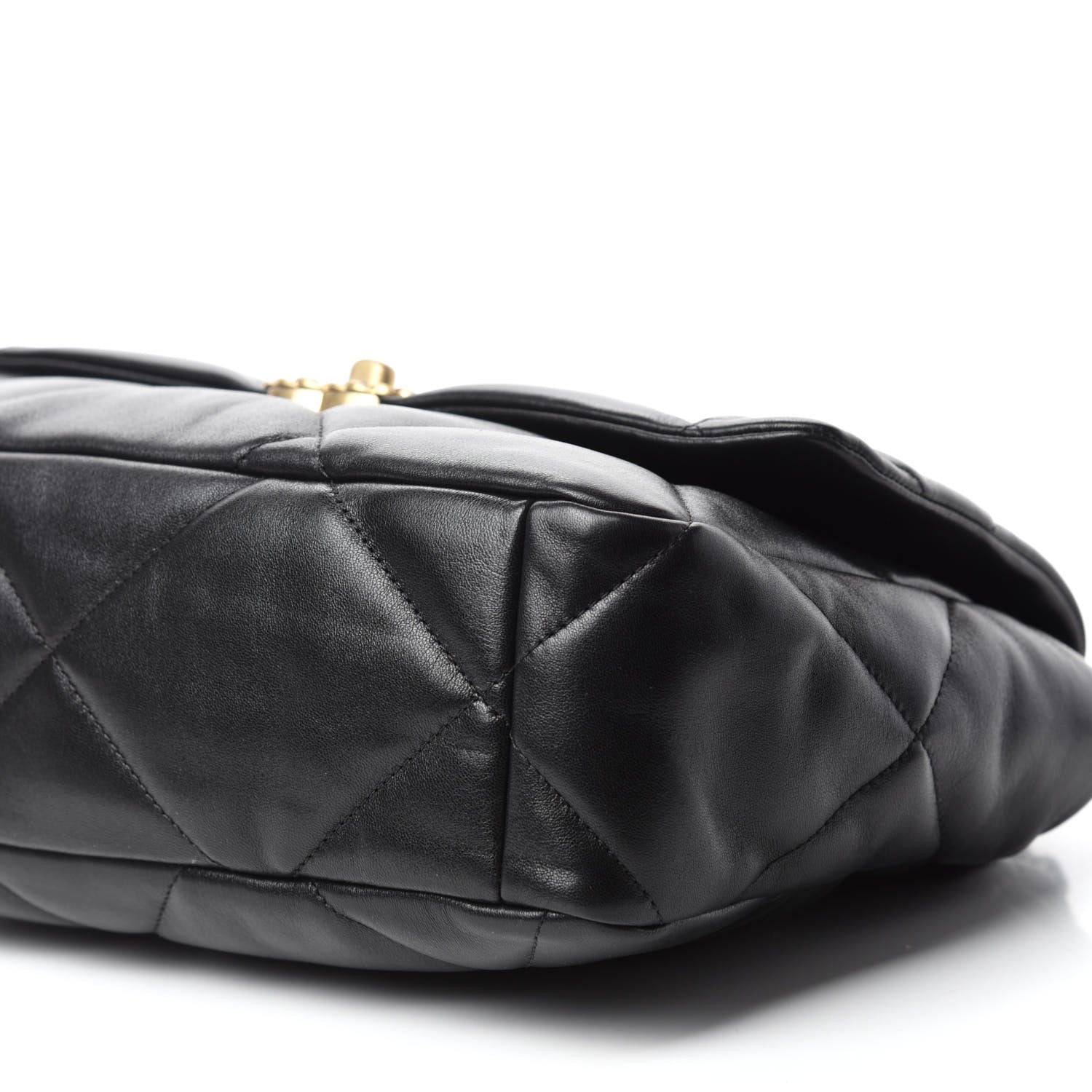 Chanel Lambskin Quilted Large Chanel 19 Flap Black 7 of 10