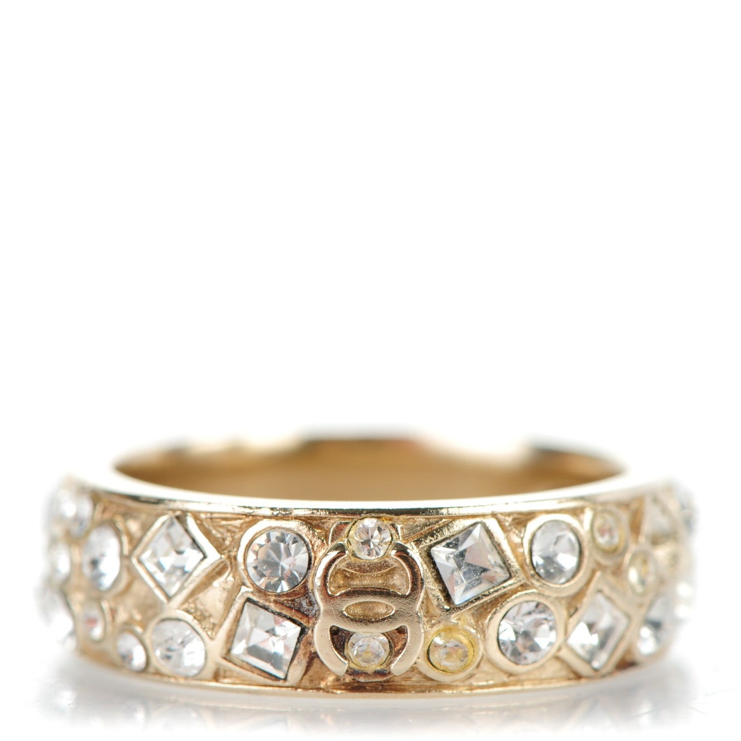Crystal CC Ring 6 Gold